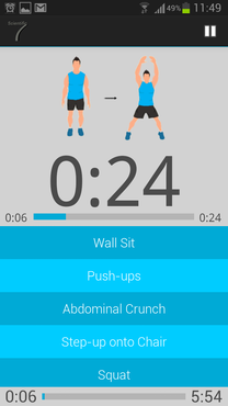 screenshot de Scientific 7 Minute Workout