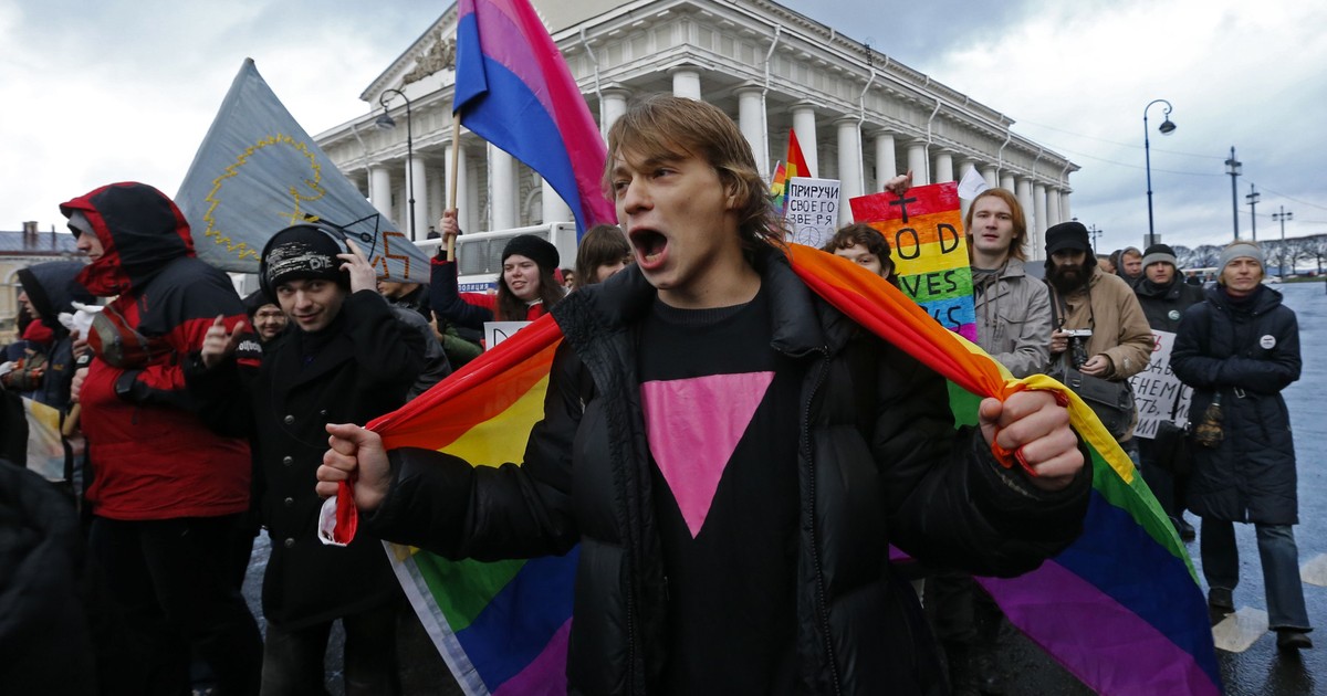 G1 Ativistas Gays Fazem Protesto Na Rússia Notícias Em Mundo