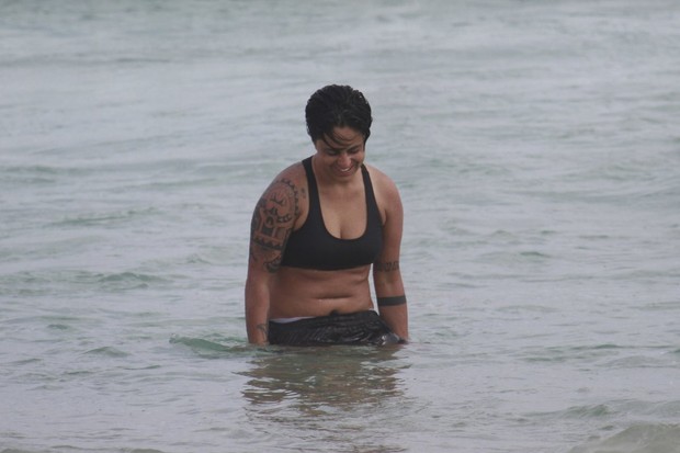 Thammy Miranda na praia (Foto: Dilson Silva / Agnews) Thammy Miranda na praia (Foto: Dilson Silva / Agnews)