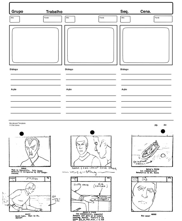 No formato Storyboard a história é explicada do roteirista para o desenhista (Foto: Level Up Games)