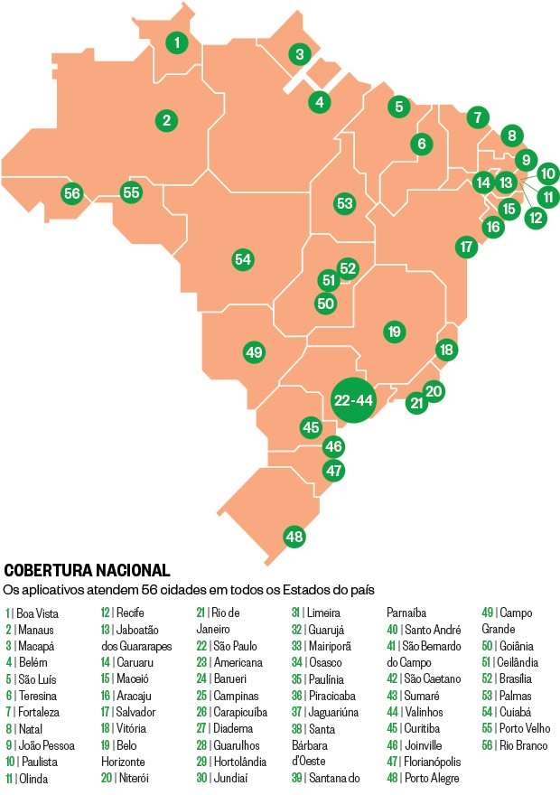 Cobertura nacional (Foto: reprodução/revista ÉPOCA)