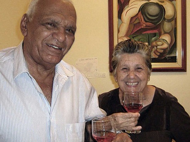 José de Freitas e Mariety Amorim, que foram casados durante 56 anos (Foto: Luana de Freitas/Arquivo Pessoal)