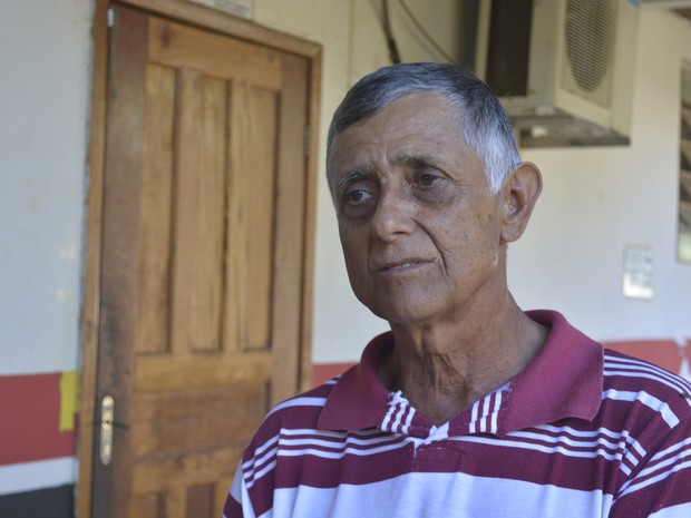 José Joaquim Vieira, de 66 anos, de Rio Crespo (Foto: Franciele do Vale/G1)