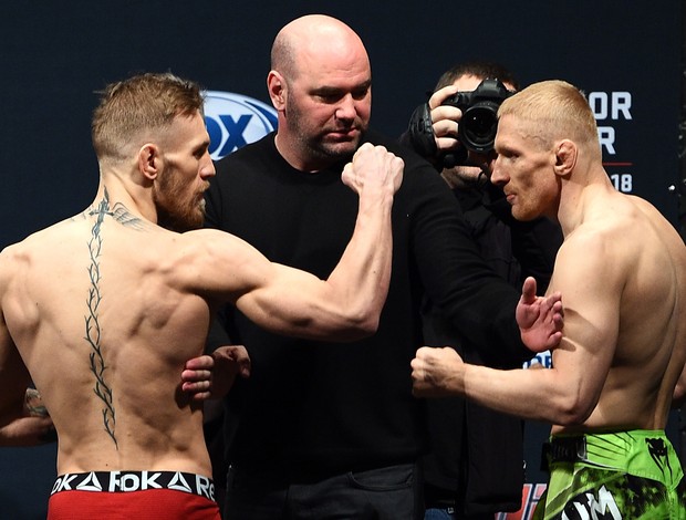 Encarada UFC Conor McGregor x Dennis Siver (Foto: Getty Images)