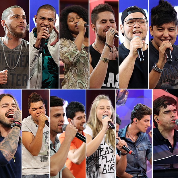 Os 12 participantes que seguem no programa (Foto: The Voice Brasil)