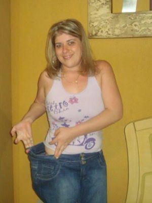Operadora de caixa emagreceu 44 quilos com reeducação alimentar (Foto: Arquivo Pessoal/ Mônia Fadel)