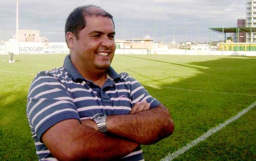 Diretor de futebol do Nacional-MG, Amarildo Ribeiro (Foto: Valquíria Souza /Tv Integração)