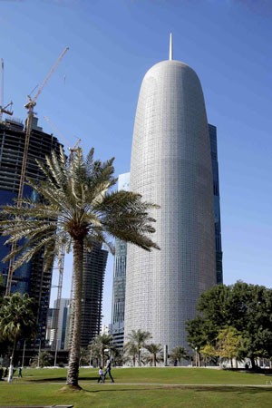 O Doha Tower, prédio de 46 andares em Qatar, foi nomeado o Melhor no Oriente Médio e África. (Foto: Reuters)