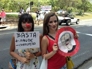 Tatiana e Fabiana acreditam que num Brasil melhor (Foto: Joelma Gonçalves/ G1 SE)