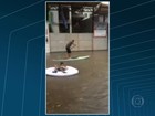 Chuva faz Rio entrar em estágio de atenção