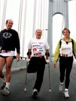 Dick correu 65 provas e vai para a sua 25ª Maratona de Nova York (Foto: Reprodução/SporTV)