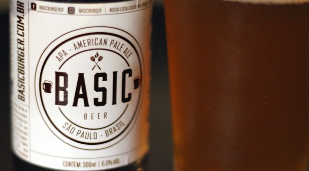 Basic Beer, cerveja própria da lanchonete (Foto: Divulgação) Basic Beer, cerveja própria da lanchonete (Foto: Divulgação)