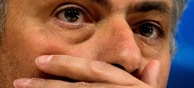 josé mourinho real madrid coletiva (Foto: Agência AP)