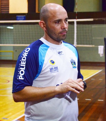 Reinaldo Bacilieri, ex-técnico São José Vôlei (Foto: Thiago Fadini/GloboEsporte.com)