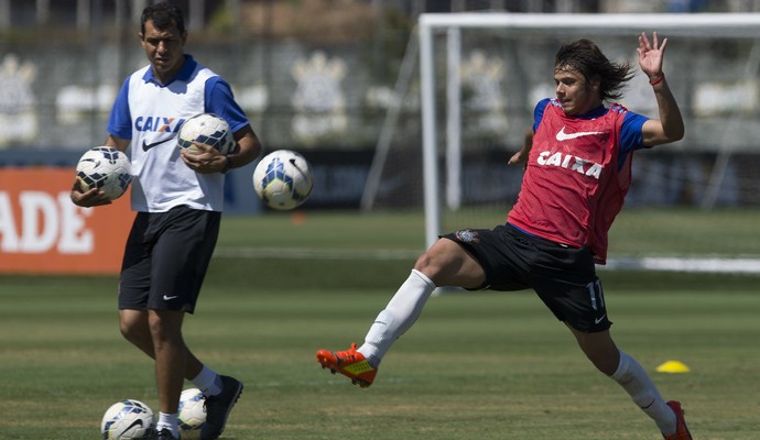 Fabio Carille e Romero (Foto: Daniel Augusto Jr/ Ag.Corinthians) Fabio Carille e Romero (Foto: Daniel Augusto Jr/ Ag.Corinthians)