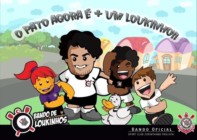 pato corinthians cartoon (Foto: Divulgação)