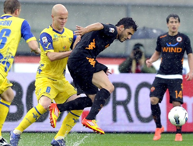 Marquinho no jogo do Roma contra o Chievo (Foto: Getty Images)