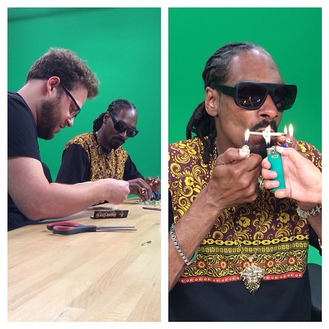 Seth Rogen e Snoop Dogg (Foto: Twitter)
