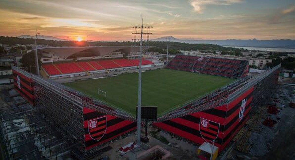 Flamengo estreia na Arena da Ilha contra o Atlético-GO (Foto: Divulgação/Flamengo)