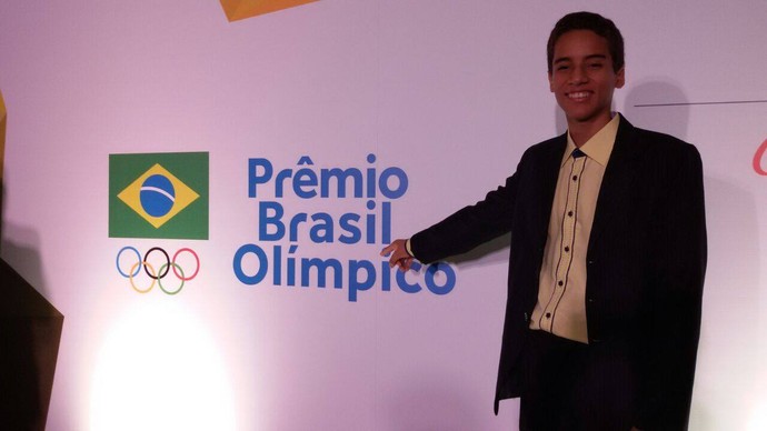 Fabrício Farias Prêmio Brasil Olímpico (Foto: Reprodução/COB)
