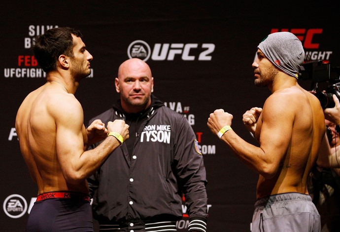 Gegard Mousasi e Thales Leites UFC Londres (Foto: Getty Images)