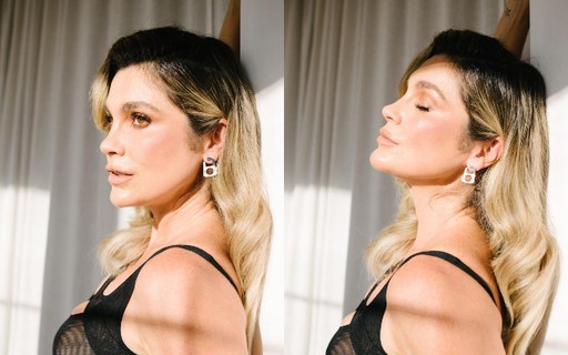 Flávia Alessandra posa sensual em cliques e ganha elogios Musa GQ