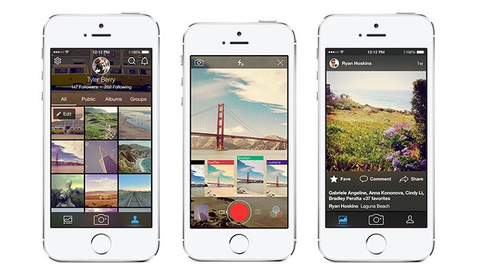 Flickr ganha função de vídeo e design parecido com Instagram (Foto: Divulgação/Yahoo)