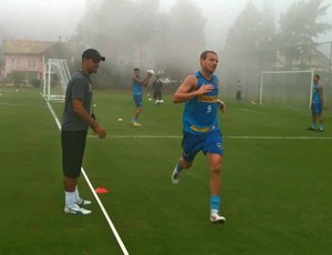Marcelo Mattos Treina na Granja Comary (Foto: Botafogo Oficial)