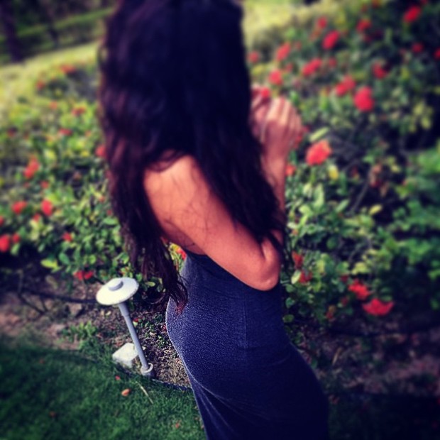 Justin Bieber posta foto de morena (Foto: Instagram / Reprodução)