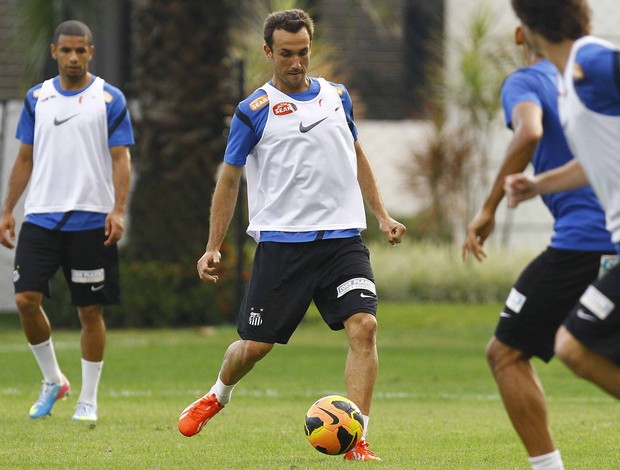 Thiago Ribeiro, atacante do Santos (Foto: Ricardo Saibun/Divulgação Santos FC)