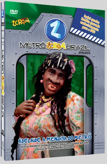 Adelaide e sua filha Brit Sprite animam o vagão do Metro Zorra Brasil