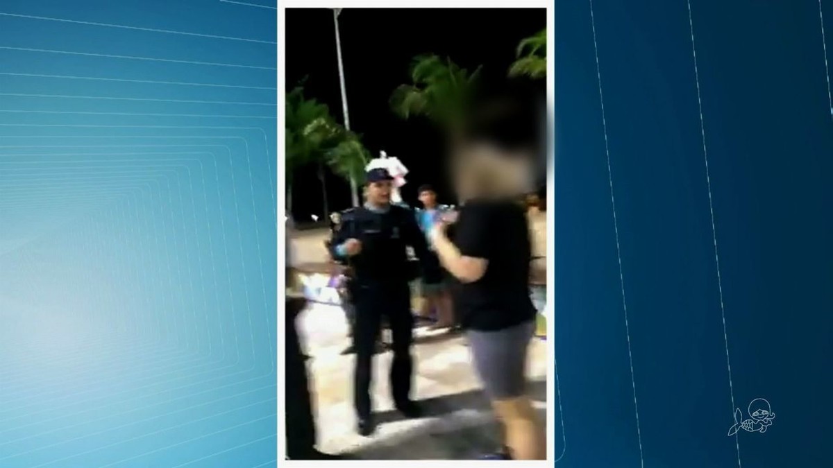 Vídeo mostra policial agredindo advogada na Avenida Beira Mar em