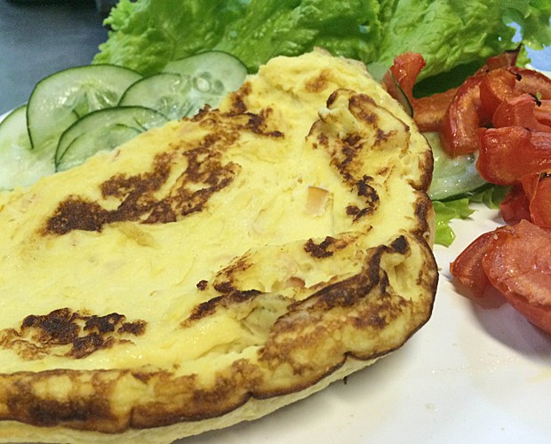 Omelete de Whey Protein (Foto: Gshow)