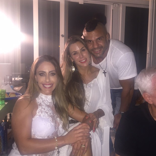 Jô Damiani em Miami com amigos (Foto: Arquivo Pessoal/Divulgação)