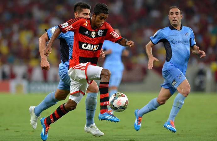 Gabriel, Flamengo x Bolivar (Foto: André Durão)