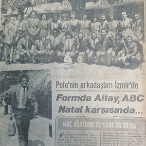 Jornal ABC, Pelé e Alberi (Foto: João Telino/ Acervo Pessoal)