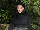 'Meu bebê vai nascer usando legging de couro', brinca Kim Kardashian