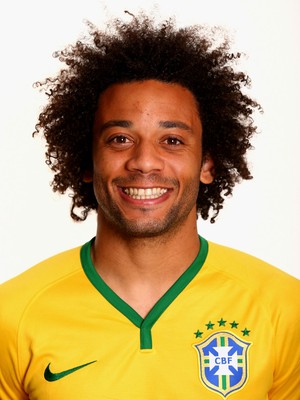 FOTO CRACH Seleção brasileira - Marcelo (Foto: Agência Getty Images)