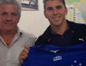 Bruno Lamas, novo meia do Cruzeiro (Foto: Reprodução Twitter)