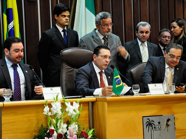 Ezequiel Ferreira foi eleito presidente da Assembleia Legislativa do RN (Foto: João Gilberto/G1)