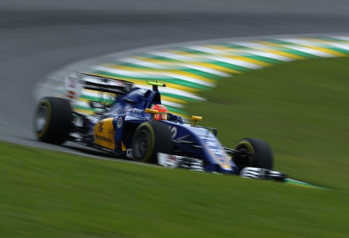 Felipe Nasr nos treinos livres para o GP do Brasil (Foto: Getty Images)