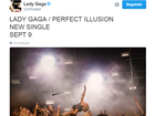 Lady Gaga anuncia single de retorno e fãs vão à loucura na internet