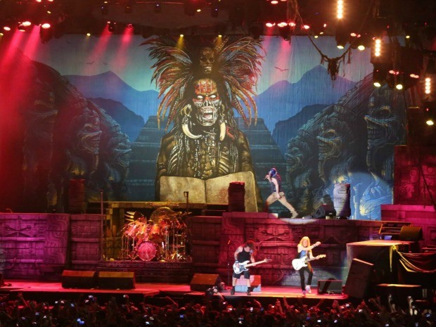 Iron Maiden se apresenta pela primeira vez no Ceará, em show na Arena Castelão (Foto: Arte Produções/Divulgação) Iron Maiden se apresenta pela primeira vez no Ceará, em show na Arena Castelão (Foto: Arte Produções/Divulgação)