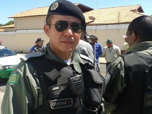 Capitão Antonio Carrias, do 5º Batalhão da Polícia Militar (Foto: Gilcilene Araújo/G1)