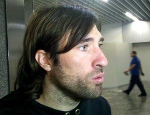 Mariano Pavone atacante do Lanús (Foto: Richard Souza / Globoesporte.com)