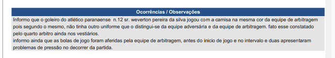 Árbittro do jogo Cruzeiro e Atlético-PR relata problemas com a pressão das bolas durante a partida (Foto: Reprodução/Internet)