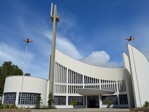 Catedral Cristo Redentor, localizada no Centro Cívico de Boa Vista (Foto: Rodrigo Menaros / G1 RR)