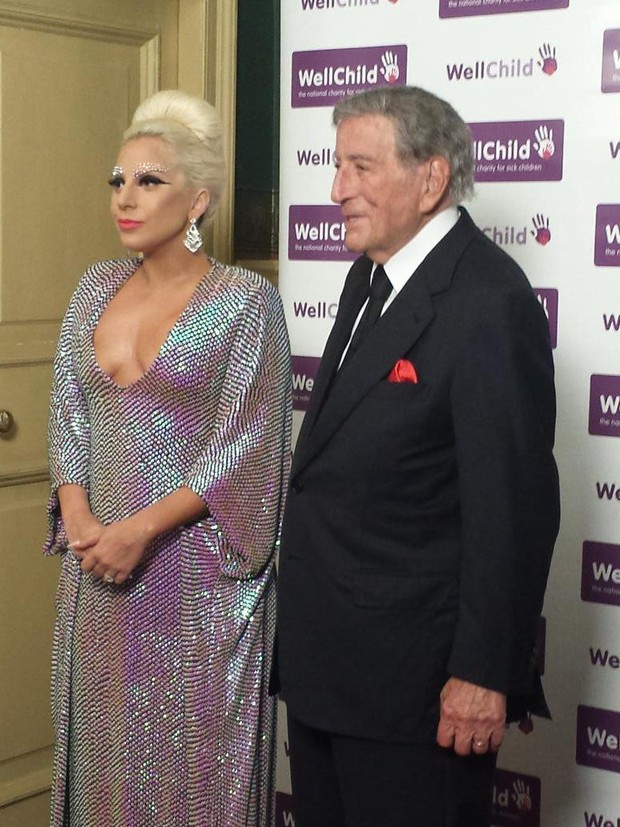 Lady Gaga e Tony Bennett  (Foto: Reprodução/Twitter)