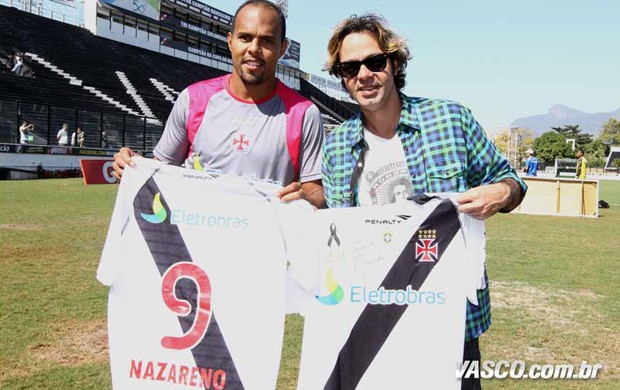 Alecsandro e Bruno Mazzeo (Foto: Marcelo Sadio / Flickr do Vasco)