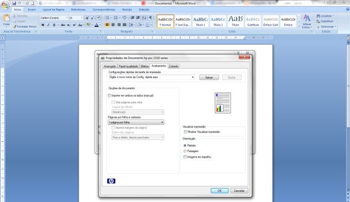 Como imprimir frente e verso no Microsoft Word (Foto: Reprodução/Pedro Zambarda)